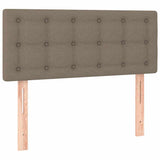 Vidaxl hoofdbord 100x5x78 88 cm stof taupe