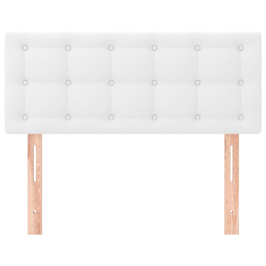 Vidaxl hoofdbord 100x5x78 88 cm kunstleer wit
