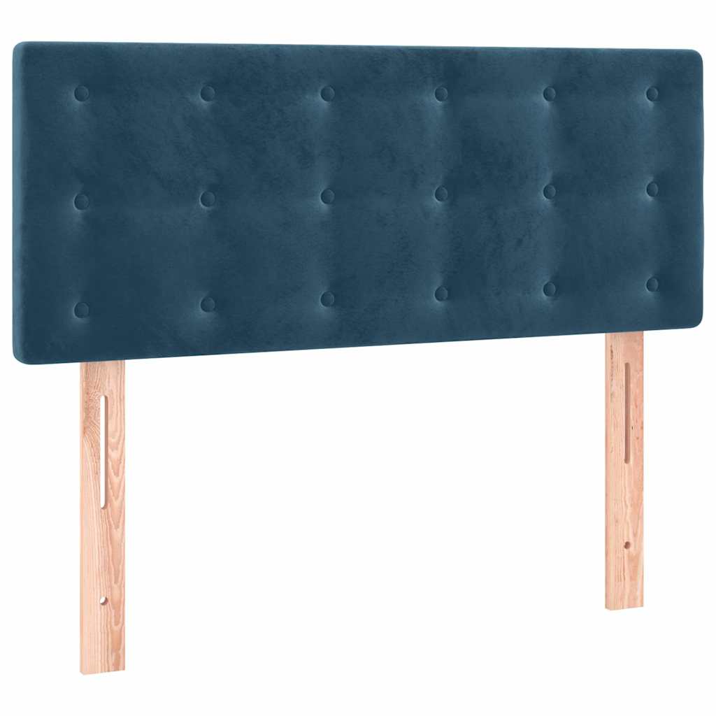 Vidaxl hoofdbord 100x5x78 88 cm fluweel donkerblauw