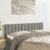 Vidaxl hoofdborden 2 st 72x5x78 88 cm fluweel lichtgrijs