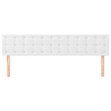 Vidaxl hoofdborden 2 st 80x5x78 88 cm kunstleer wit