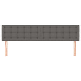 Vidaxl hoofdborden 2 st 80x5x78 88 cm kunstleer grijs