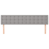 Vidaxl hoofdborden 2 st 90x5x78 88 cm stof lichtgrijs