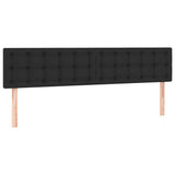 Vidaxl hoofdborden 2 st 100x5x78 88 cm kunstleer zwart