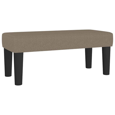 Vidaxl bankje 70x30x30 cm stof taupe