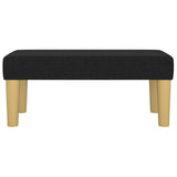 Vidaxl bankje 70x30x30 cm stof zwart