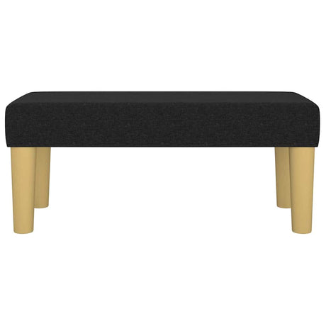 Vidaxl bankje 70x30x30 cm stof zwart