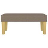Vidaxl bankje 70x30x30 cm stof taupe