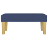 Vidaxl bankje 70x30x30 cm stof blauw
