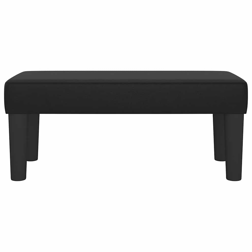 Vidaxl bankje 70x30x30 cm kunstleer zwart