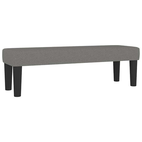 Vidaxl bankje 100x30x30 cm stof donkergrijs
