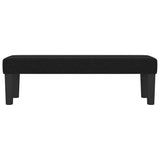 Vidaxl bankje 100x30x30 cm stof zwart