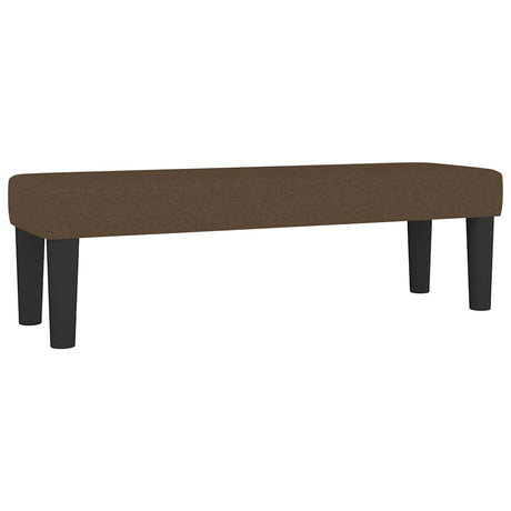 Vidaxl bankje 100x30x30 cm stof donkerbruin