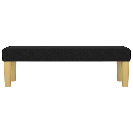 Vidaxl bankje 100x30x30 cm stof zwart