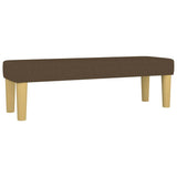 Vidaxl bankje 100x30x30 cm stof donkerbruin