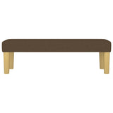 Vidaxl bankje 100x30x30 cm stof donkerbruin