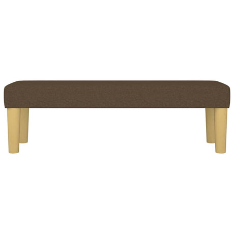 Vidaxl bankje 100x30x30 cm stof donkerbruin