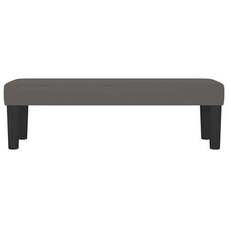 Vidaxl bankje 100x30x30 cm kunstleer grijs