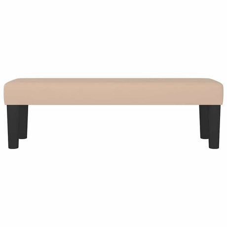 Vidaxl bankje 100x30x30 cm kunstleer cappuccinokleurig