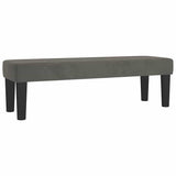 Vidaxl bankje 100x30x30 cm fluweel donkergrijs