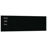 Vidaxl magneetbord voor aan de wand 100x30 cm gehard glas zwart