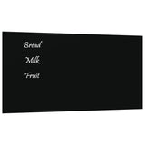 Vidaxl magneetbord voor aan de wand 40x20 cm gehard glas zwart