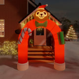 Vidaxl kerstboog opblaasbaar met led's 380 cm