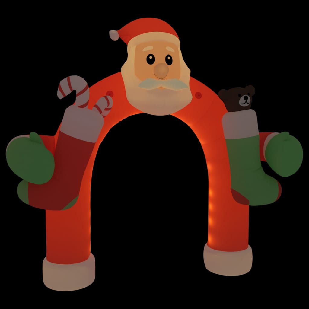 Vidaxl kerstboog opblaasbaar met led's 320 cm