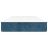 Vidaxl pocketveringmatras medium 80x200x20 cm fluweel donkerblauw
