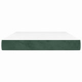 Vidaxl pocketveringmatras medium 140x190x20 cm fluweel donkergroen