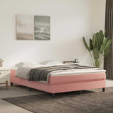 Vidaxl pocketveringmatras medium 140x200x20 cm fluweel roze