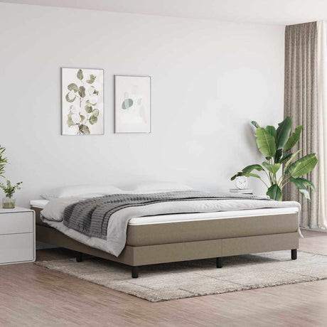 Vidaxl pocketveringmatras medium 160x200x20 cm stof taupe
