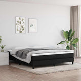 Vidaxl pocketveringmatras medium 180x200x20 cm stof zwart