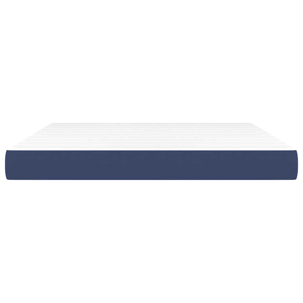Vidaxl pocketveringmatras medium 180x200x20 cm stof blå