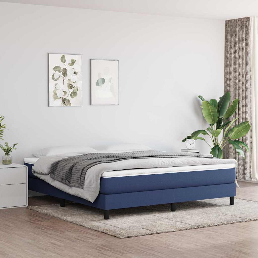 Vidaxl pocketveringmatras medium 180x200x20 cm stof blå