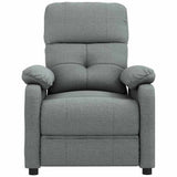 Vidaxl massagestoel stof donkergrijs