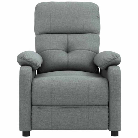 Vidaxl massagestoel stof donkergrijs