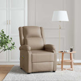 Vidaxl massagestoel kunstleer cappuccinokleurig