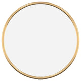 Vidaxl wandspiegel rond ø20 cm goudkleurig