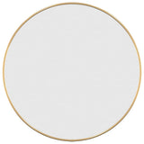 Vidaxl wandspiegel rond ø50 cm goudkleurig
