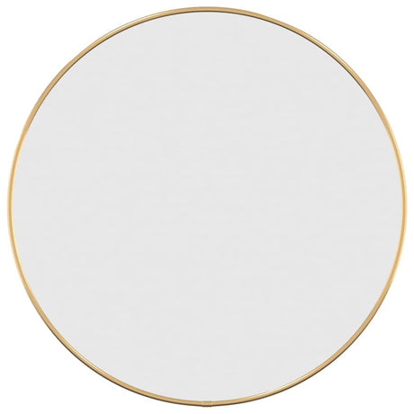 Vidaxl wandspiegel rond ø50 cm goudkleurig