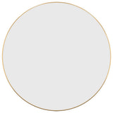 Vidaxl wandspiegel rond ø60 cm goudkleurig