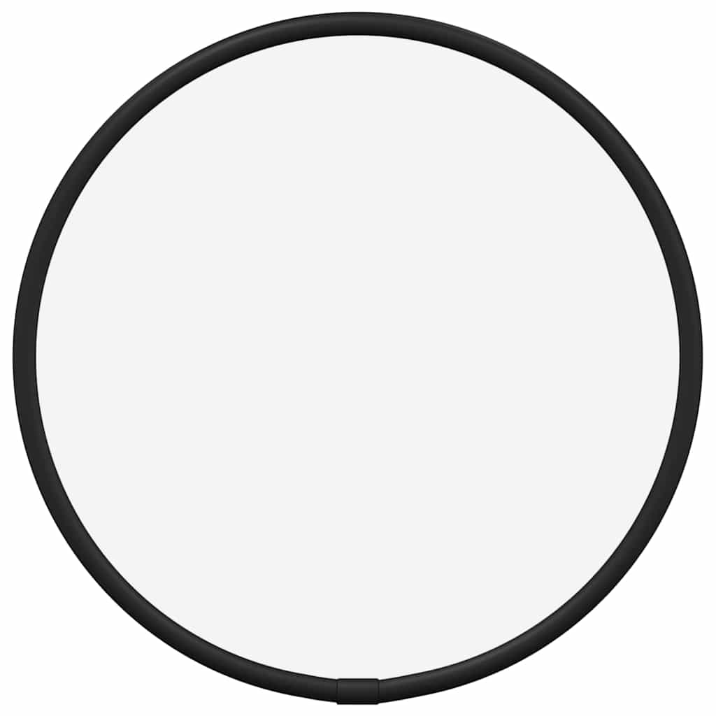 Vidaxl wandspiegel rond ø20 cm zwart