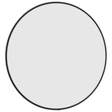 Vidaxl wandspiegel rond ø50 cm zwart