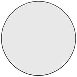 Vidaxl wandspiegel rond ø60 cm zwart