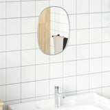 Vidaxl wandspiegel 30x25 cm zilverkleurig