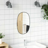 Vidaxl wandspiegel 60x40 cm zwart
