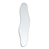 Vidaxl wandspiegel 90x40 cm zilverkleurig