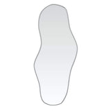 Vidaxl wandspiegel 100x45 cm zilverkleurig
