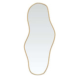 Vidaxl wandspiegel 80x35 cm goudkleurig